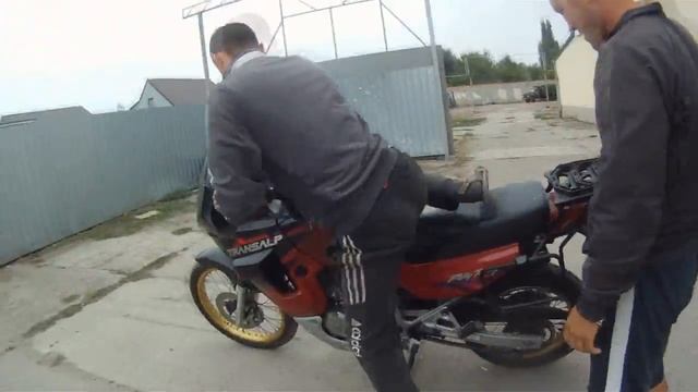 Забираем посылку-TRANSALP 600