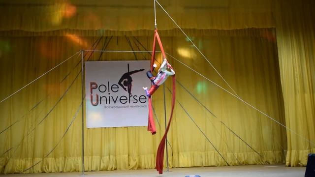 Ладан Юлия Royal Pole Dance Винница Полотна взрослые Pole Universe 2016 смотреть онлайн