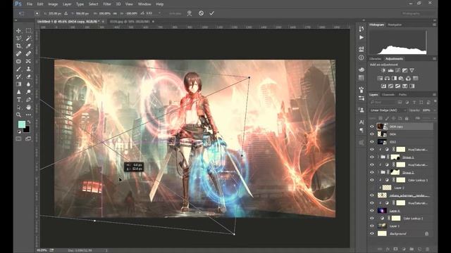 Photoshop anime - Mikasa смотреть онлайн