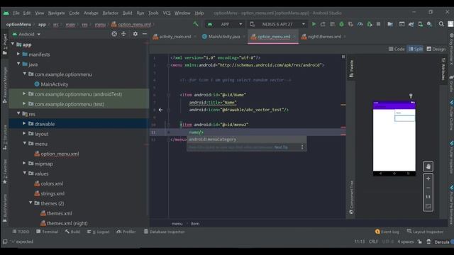 How to create OptionMenu in android for beginners || Android tutorial for beginners|| смотреть онлайн