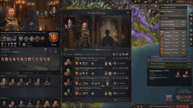Crusader Kings III - Northern Lords - Rebellion (Part 29) смотреть онлайн