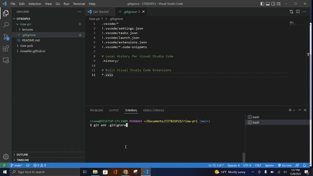 CIT82SP23 - Git setup and workflow смотреть онлайн
