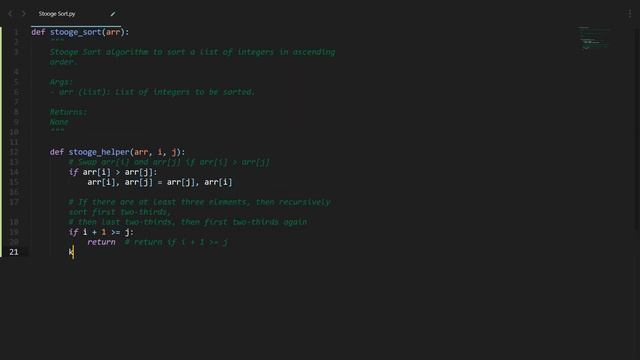 Stooge Sort Code in Python | Sorting Algorithms | Python Coding Tutorial | Python Coding Interview смотреть онлайн