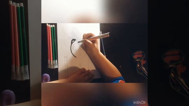 Рисунок.Панда и бамбук смотреть онлайн