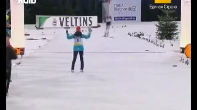 28.12.2014. Україна виграла Різдвяну гонку з біатлону смотреть онлайн