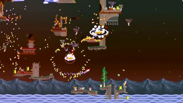 Worms Armageddon - Patch 3.8 Trailer! смотреть онлайн