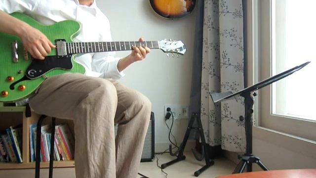 Korean Made Epiphone Dot Deluxe LG смотреть онлайн