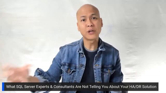 What SQL Server Experts & Consultants Are Not Telling You About Your HA/DR Solution смотреть онлайн