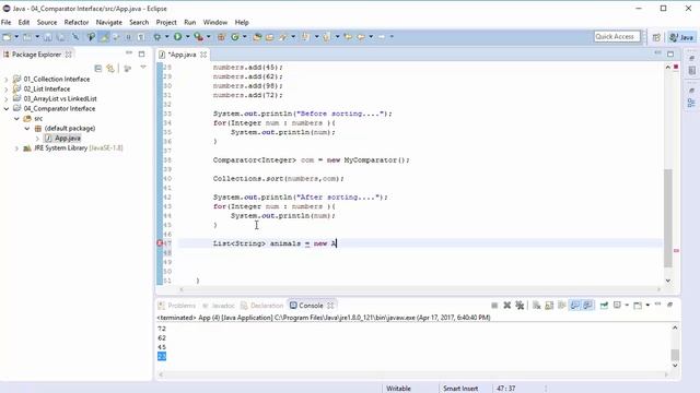 04 Comparator Interface смотреть онлайн