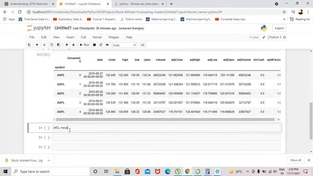 Resetting Index as well as Setting index in Python Pandas смотреть онлайн