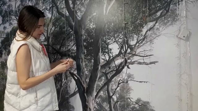 Новогодняя гирлянда в виде сосулек с Алиэкспрес смотреть онлайн