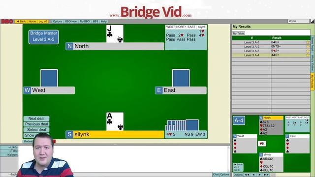 Bridge Master Solutions - Advanced Level 3 A1-10 смотреть онлайн