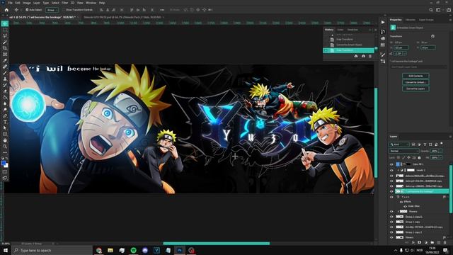 How To Make THE CLEANEST Anime Banners In Photoshop! (QUICK & SIMPLE) смотреть онлайн