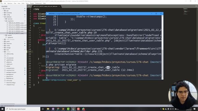 09. Chat (Model, Migration & Controller) - Aplicación de Chat con Laravel, Websockets y Laravel Ech смотреть онлайн