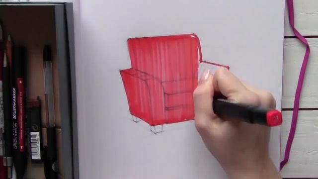 Интерьерный скетчинг отрывок урока смотреть онлайн