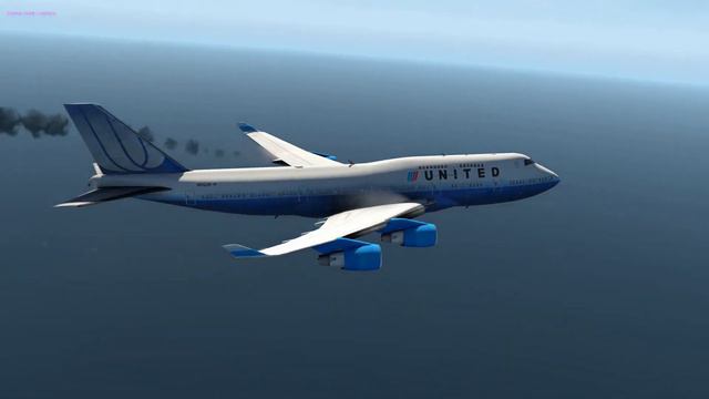 Emergency Landing Of Boeing 747 Due To Engine Fire | X-Plane 11