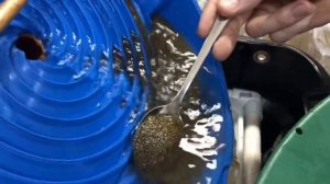 Доводка золотоносного концентрата. Спиральный концентратор №1