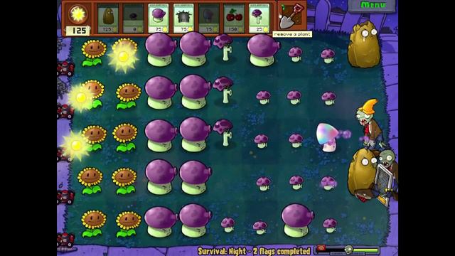 Plants Vs Zombies: Survival Gameplay #4 (PC) (HD) смотреть онлайн