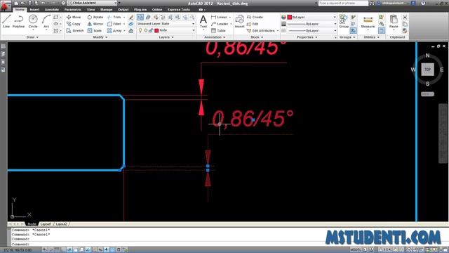 26. AutoCAD 2012 TS - Linear, Explode - chikaasistent.com смотреть онлайн