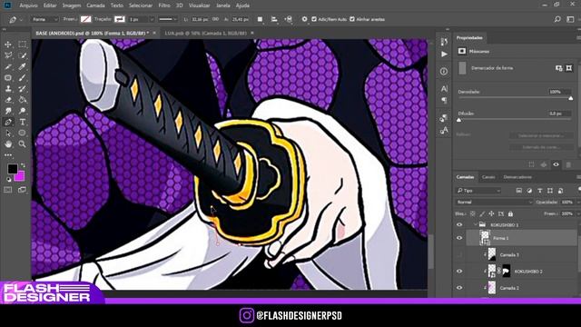 SPEED ART ANIME • Kokushibo • Demon Slayer | Android/IOS | Photoshop | Flash Designer ☾ смотреть онлайн