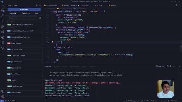 REST API TUTORIAL DENGAN EXPRESS JS DAN SEQUELIZE - PROSES MANIPULASI ADDRESS смотреть онлайн