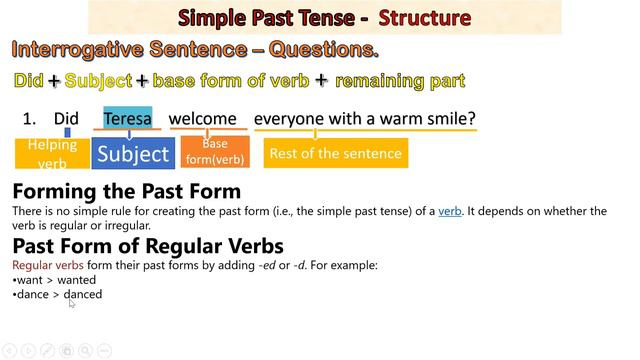 Simple Past Tense / Past Indefinite Tense - explanation and a quiz at the end смотреть онлайн
