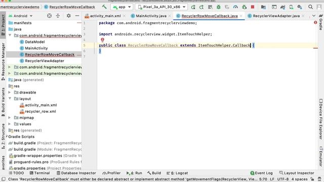 Android Drag and drop Reorder in Recycler View in Java смотреть онлайн