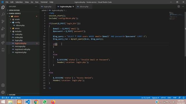 PHP Admin Part-11: How to build login system using session with secure in php смотреть онлайн
