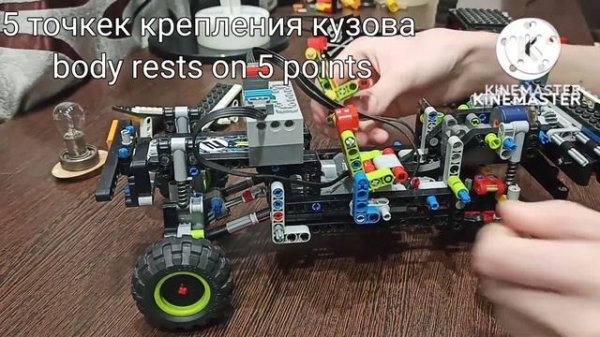 обзор внедорожника из Лего техник/SUV lego technic