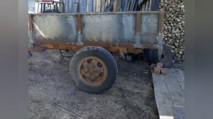 Самодельная телега для трактора | Процесс работы
