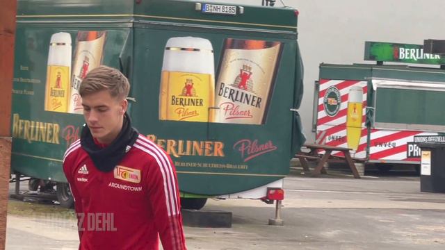 Auf den Weg zum Training 1. FC Union Berlin mit Sven Michel, Andreas Schäfer, Dominique Heintz смотреть онлайн