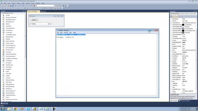 C# Beginners Tutorial - 78 - DateTimePicker смотреть онлайн