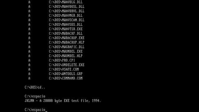 Virus.DOS.Espacio [Espacio DOS Virus] смотреть онлайн
