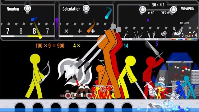 3v3 Stickman Fight : the Giant War - Marble & Ragdoll battle смотреть онлайн