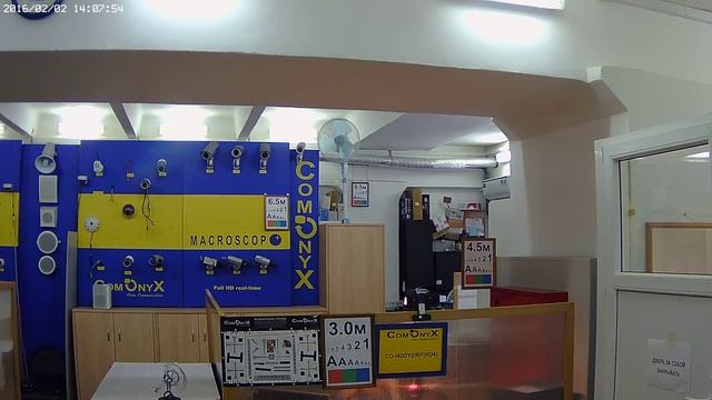 Купольная IP-камера CO-i40DY2IRP(HD2). Офис день. смотреть онлайн