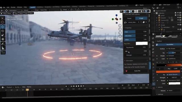 Cinematic HDRI Lighting Color Grading in Blender - Dark Film Look смотреть онлайн