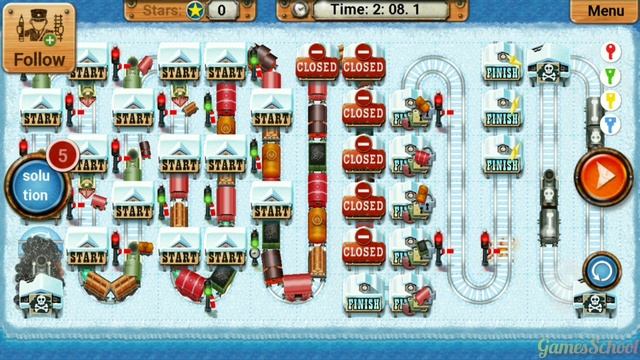 Rail Maze 2 Nice Gameplay - Train Puzzle Game - Android Gameplay #2188 смотреть онлайн