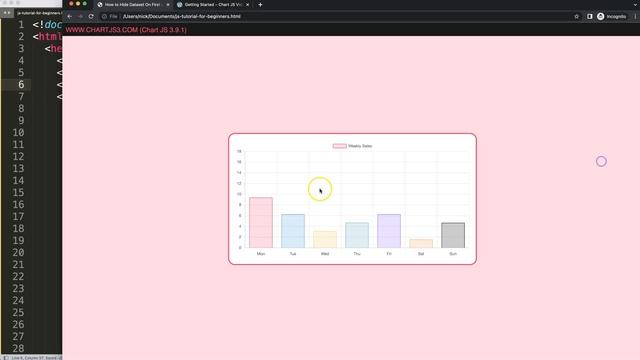 How to Hide Dataset On First Load in Chart JS смотреть онлайн