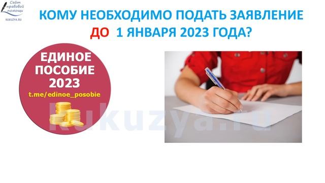 Детские пособия. Кому надо срочно подать заявление в декабре 2022 года, не дожидаясь 1 января 2023? смотреть онлайн