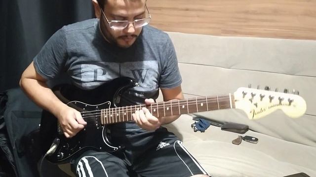 Teste Fender stratocaster american special e GE 300 Mooer смотреть онлайн