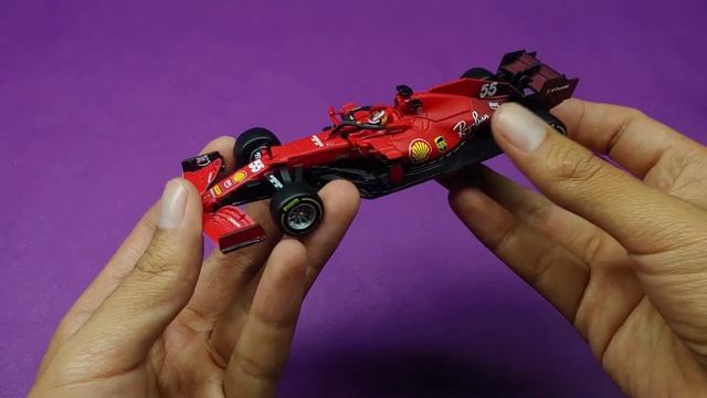 HA LLEGADO el FERRARI SF-21 de CARLOS SAINZ en ESCALA 1:43 | Bburago смотреть онлайн
