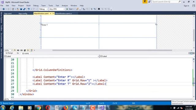 WPF Example for Simple Interest calculation смотреть онлайн