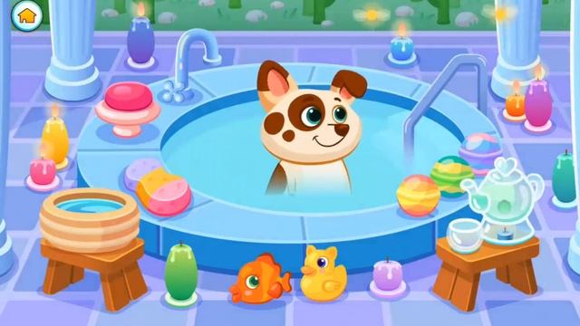 Duddu - My Virtual Pet Dog | Day in Spa | All games UNLOCKED | GAMEPLAY смотреть онлайн