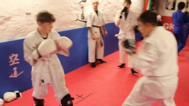 Kudo Kids Sparring in Class. Wales, UK смотреть онлайн