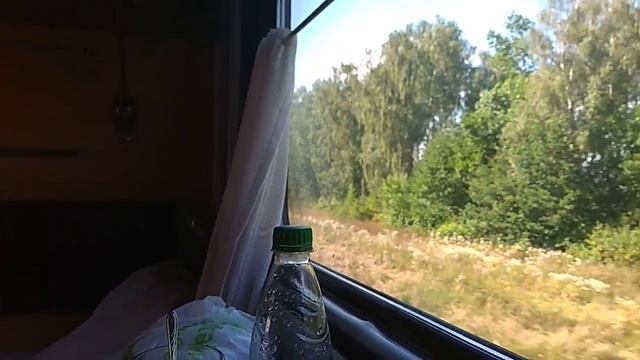 Поезд 632 БЧ Гродно - Гомель, купэ, лето.... смотреть онлайн