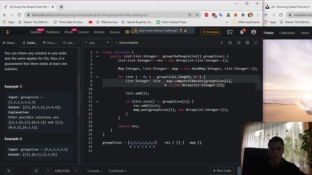 LeetCode 1282. Group the People Given the Group Size They Belong To Solution Explained - Java смотреть онлайн