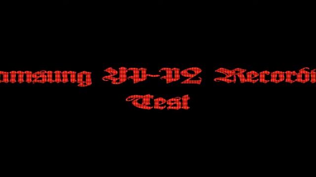 Samsung YP-P2 Recording Test смотреть онлайн