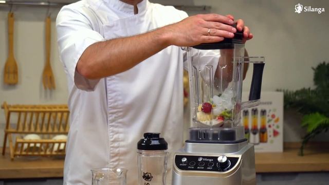 Как приготовить смузи в блендер Silanga BL1500 PRO смотреть онлайн