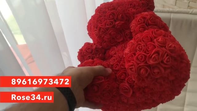 Мишка из роз оптом от THEROSE (Сделано в России) смотреть онлайн