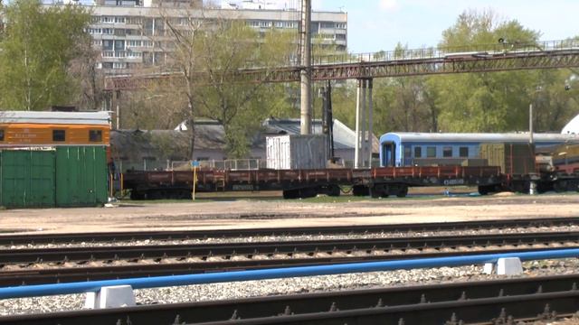 ЭЛЕКТРОПОЕЗД ЭР2Т-7212 И ЧМЭ3-6236 НА РИЖСКОМ ВОКЗАЛЕ смотреть онлайн